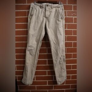 Abercrombie & Fitch Men’s Khaki Chino Pants 29x32 Slim Casual